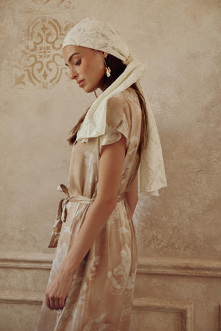 Cream Glory Scarf