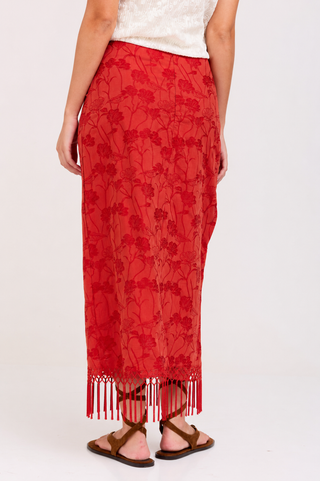 Red Vivi Skirt