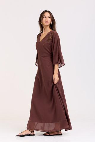 Brown Serena Dress