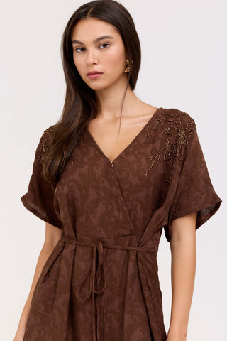 Brown Rosalia Jumpsuit