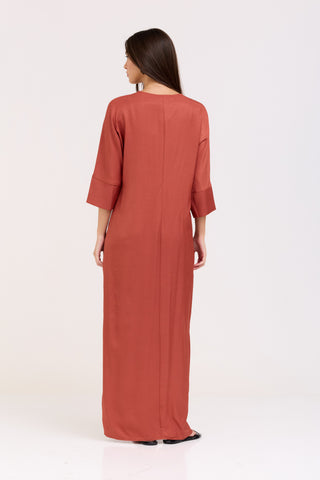 Rust Brown Mila Dress