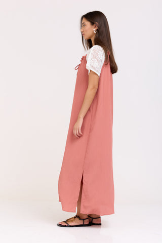 Red Peach Elise Dress