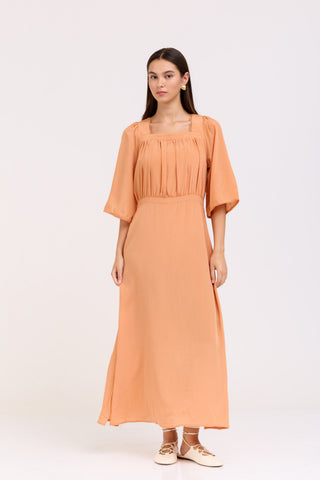 Peach Elora Dress