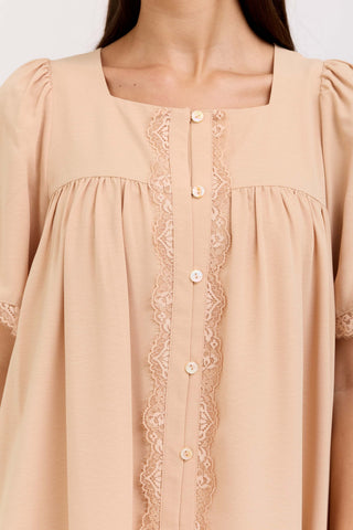 Cream Joelle Dress