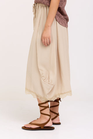 Cream Alina Skirt