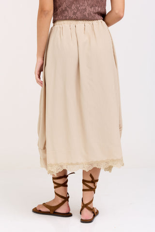Cream Alina Skirt
