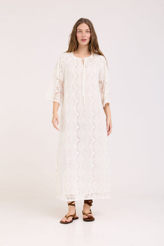 Cream Rio Dress