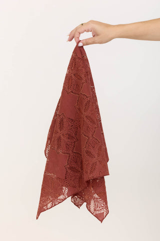 Orange Glory Square Scarf