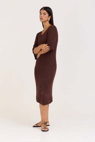Brown Haven Dress