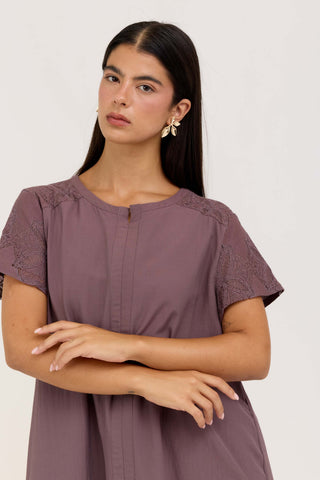 Purple Clara Dress