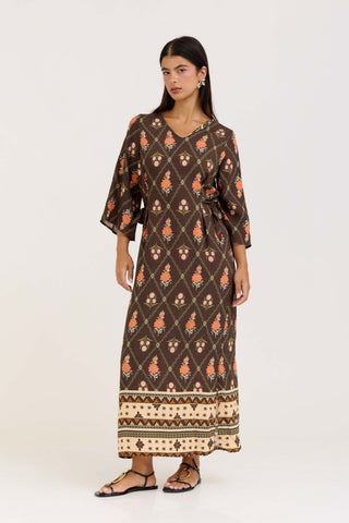 Brown Lily Dress