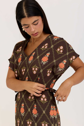 Brown Lily Dress
