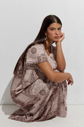 Brown Clara Dress