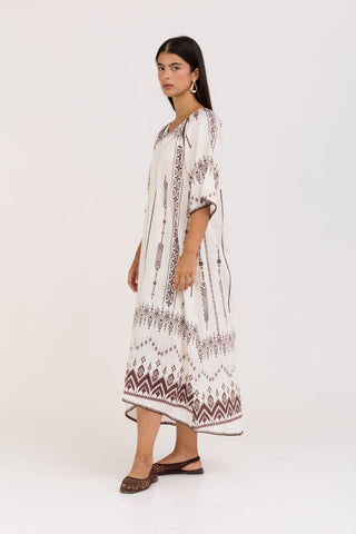White Olive Dress