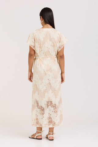 Cream Lily Dress