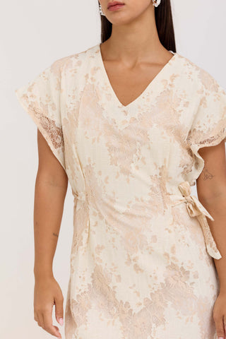 Cream Lily Dress
