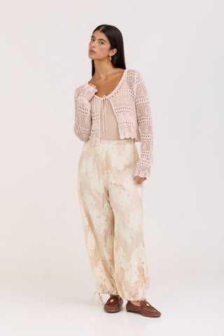 Cream Ella Pants
