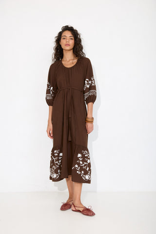 Brown Dakota Dress