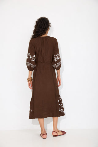 Brown Dakota Dress
