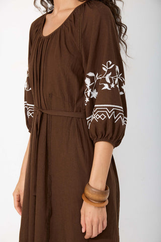 Brown Dakota Dress