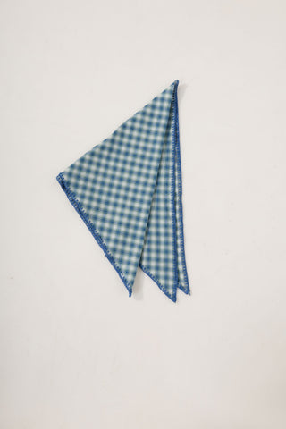 Blue Clay Triangle Scarf
