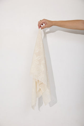 White Timber Scarf