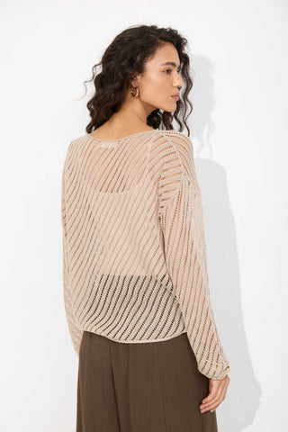 Brown Bonnie Knit Top