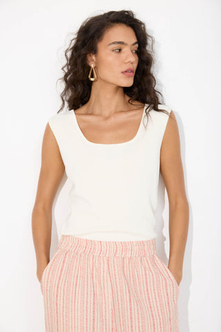 Cream Honey Tank Top