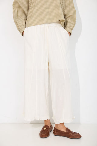 White Penny Pants