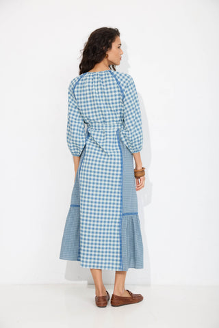 Blue Plaid Dakota Dress