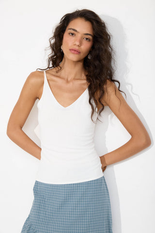 White Ivy Tank Top
