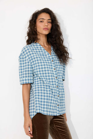 Blue Plaid Moss Shirt