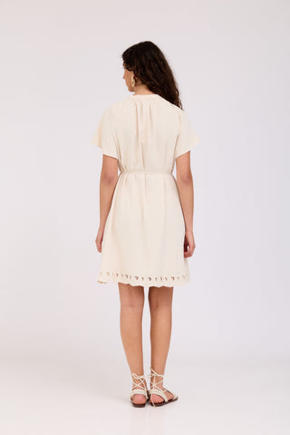 Cream Lumina Dress
