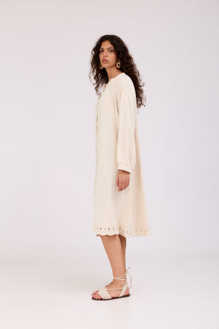Cream Lumina Dress
