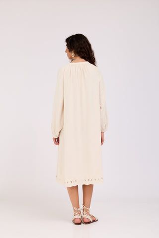 Cream Lumina Dress