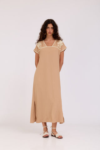 Beige Mirena Dress