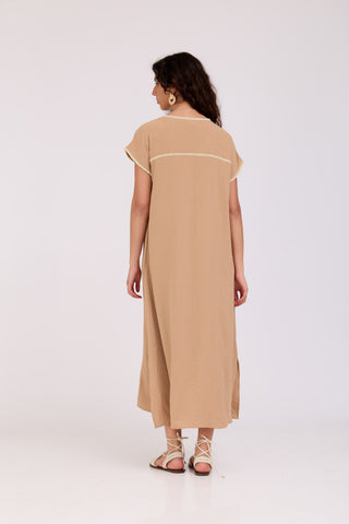 Beige Mirena Dress