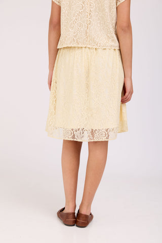 Cream Nora Skirt