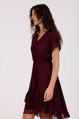 Burgundy Hila Dress