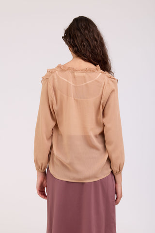 Peach Loren Shirt