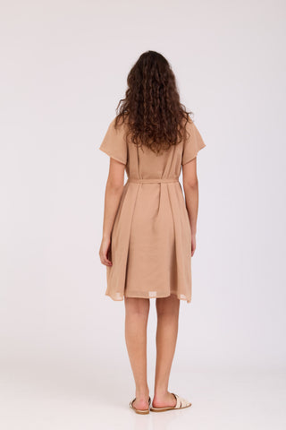 Peach Emma Dress