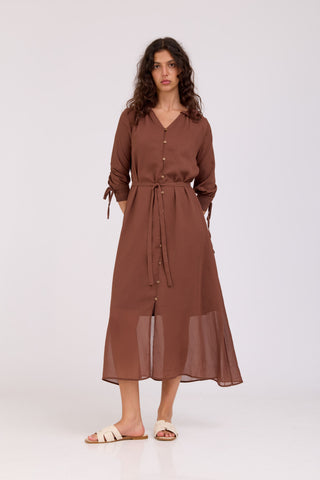 Brown Lusia Dress