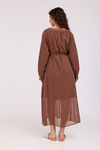 Brown Lusia Dress
